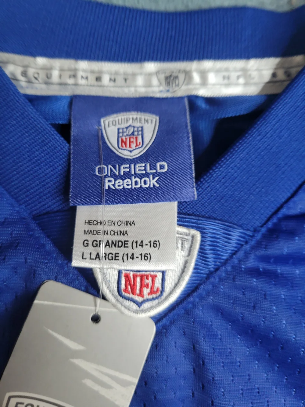 NFL Reebok Blue #85 Garcon Indianapolis Colts Football Jersey